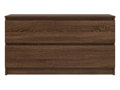 Mueble para TV madera contrachapada marrón roble 100x35x54 cm