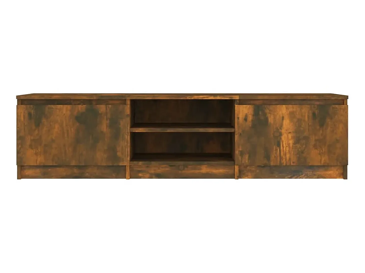 Mueble para TV madera contrachapada roble ahumado 140x40x35,5cm ES64004
