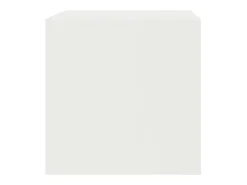 Mueble para TV madera contrachapada blanco 80x40x40 cm ES61536