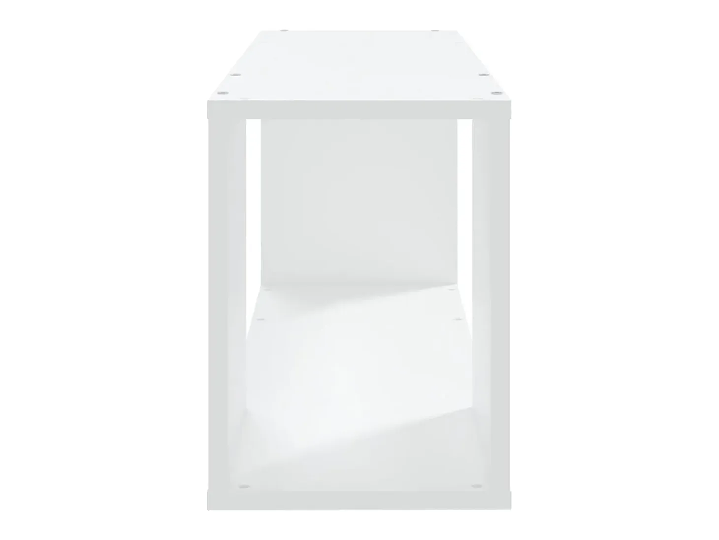 Mueble para TV madera contrachapada blanco 80x24x32 cm