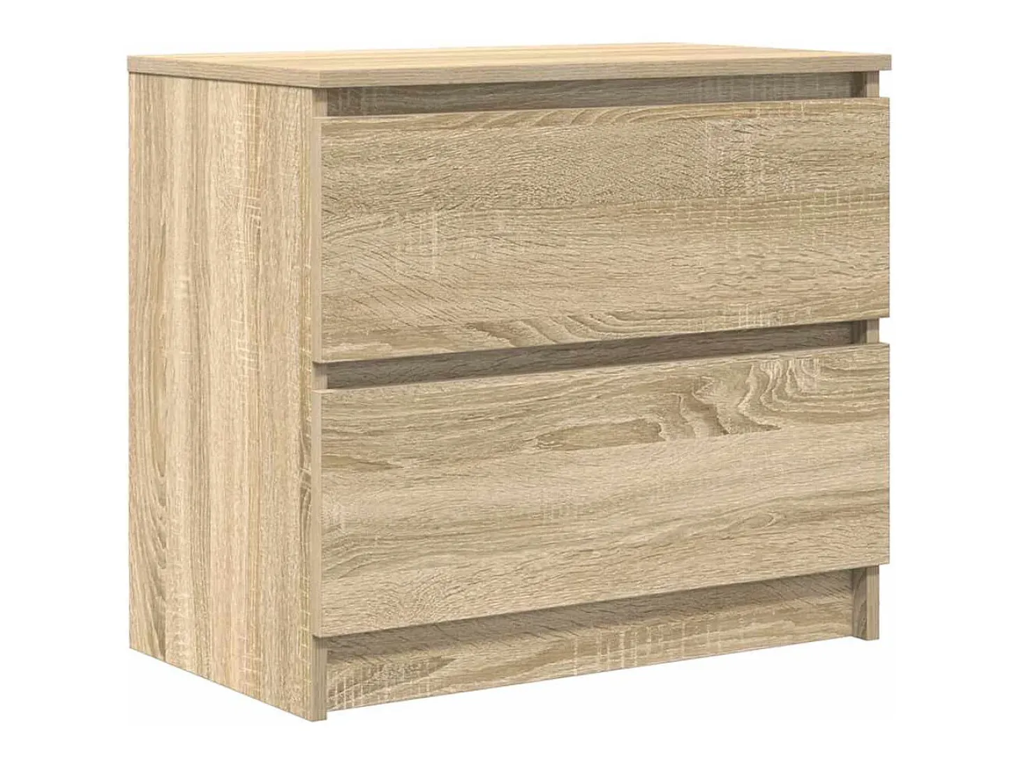 Mueble para TV madera contrachapada roble ahumado 60x35x54 cm