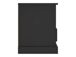 Mueble para TV madera contrachapada negro 93x35,5x45 cm