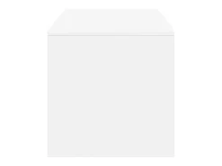 Mueble para TV madera contrachapada blanco 80x40x40 cm