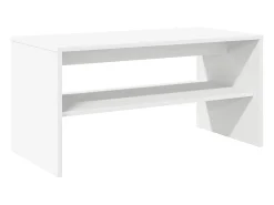 Mueble para TV madera contrachapada blanco 80x40x40 cm