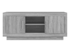 Mueble para TV madera contrachapada gris Sonoma 102x35x45 cm