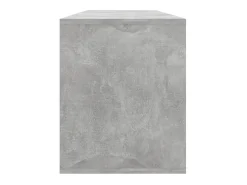 Mueble para TV madera contrachapada gris hormigón 130x35x50 cm