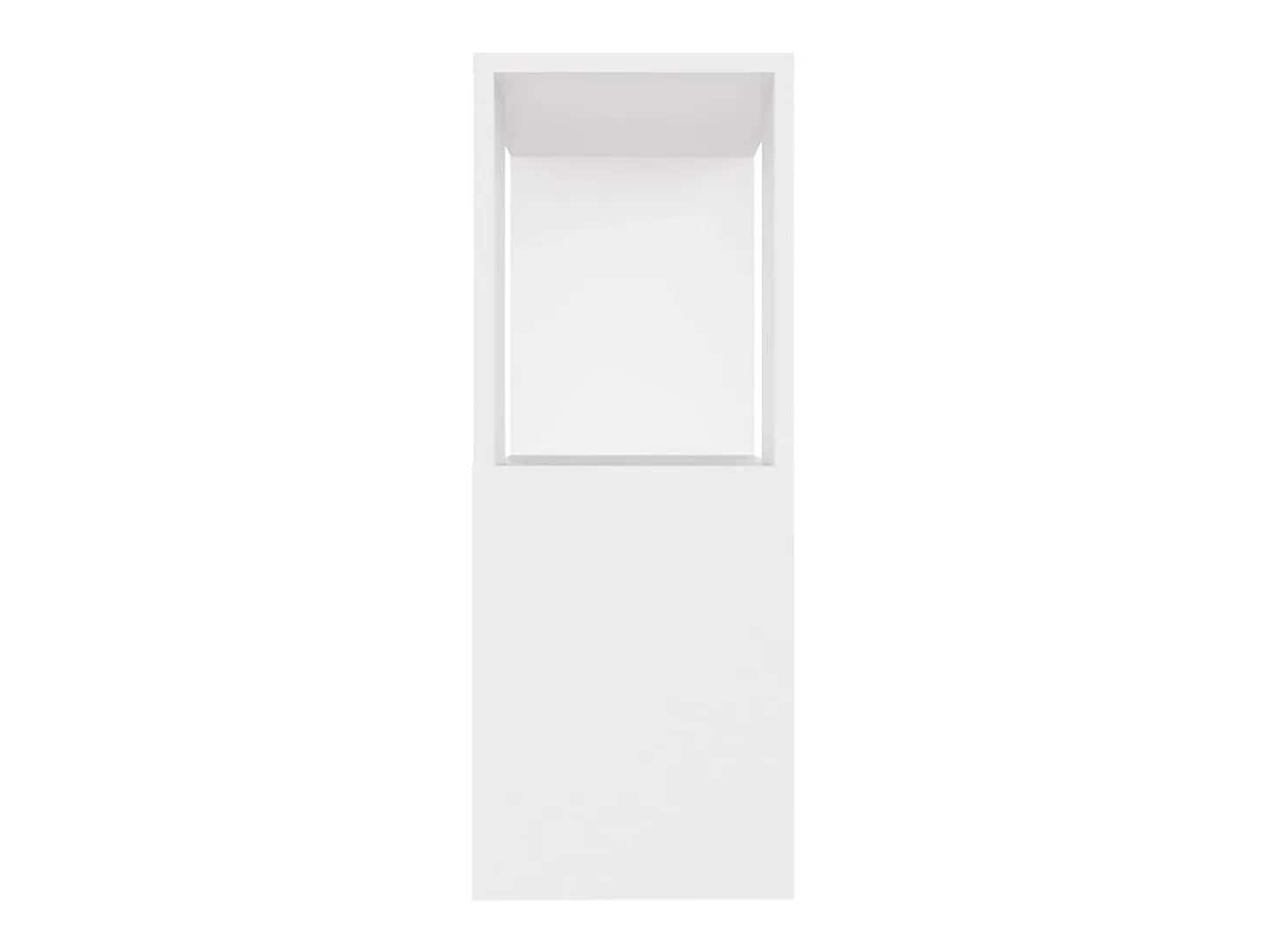 Mueble para TV madera contrachapada blanco 80x24x63 cm