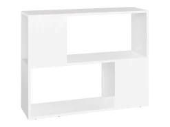 Mueble para TV madera contrachapada blanco 80x24x63 cm