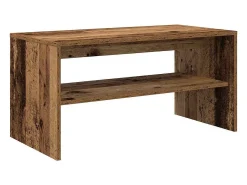 Mueble para TV madera contrachapada envejecida 80x40x40 cm