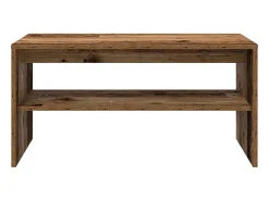 Mueble para TV madera contrachapada envejecida 80x40x40 cm