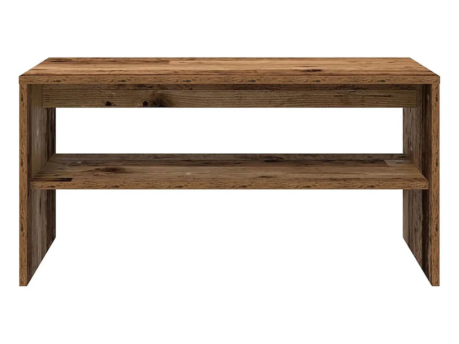 Mueble para TV madera contrachapada envejecida 80x40x40 cm