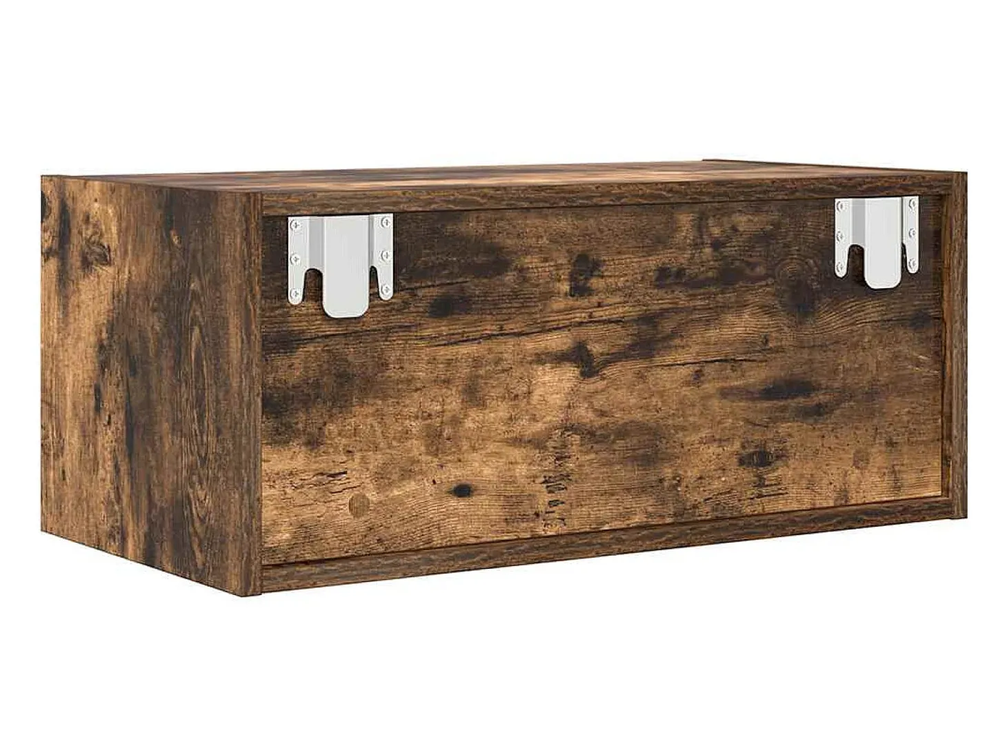 Mueble para TV madera contrachapada roble ahumado 60x31x25,5 cm