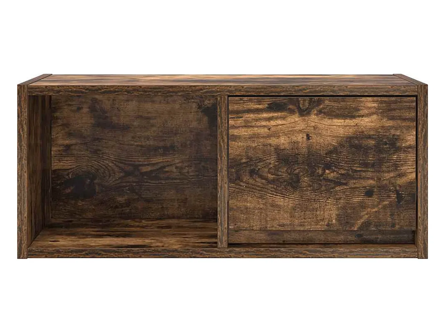 Mueble para TV madera contrachapada roble ahumado 60x31x25,5 cm