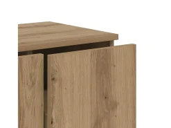 Mueble para TV madera contrachapada roble artisan 80x34x30 cm