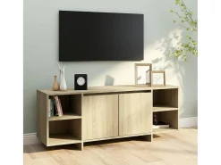 Mueble para TV madera contrachapada roble Sonoma 130x35x50 cm