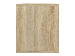Mueble para TV madera contrachapada color roble 100x35x40 cm