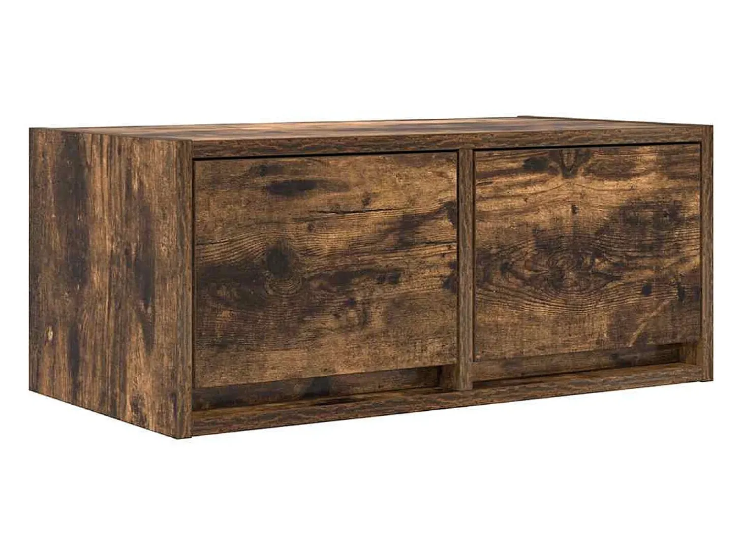 Mueble para TV madera contrachapada roble ahumado 60x31x25,5 cm