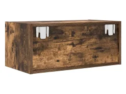 Mueble para TV madera contrachapada roble ahumado 60x31x25,5 cm