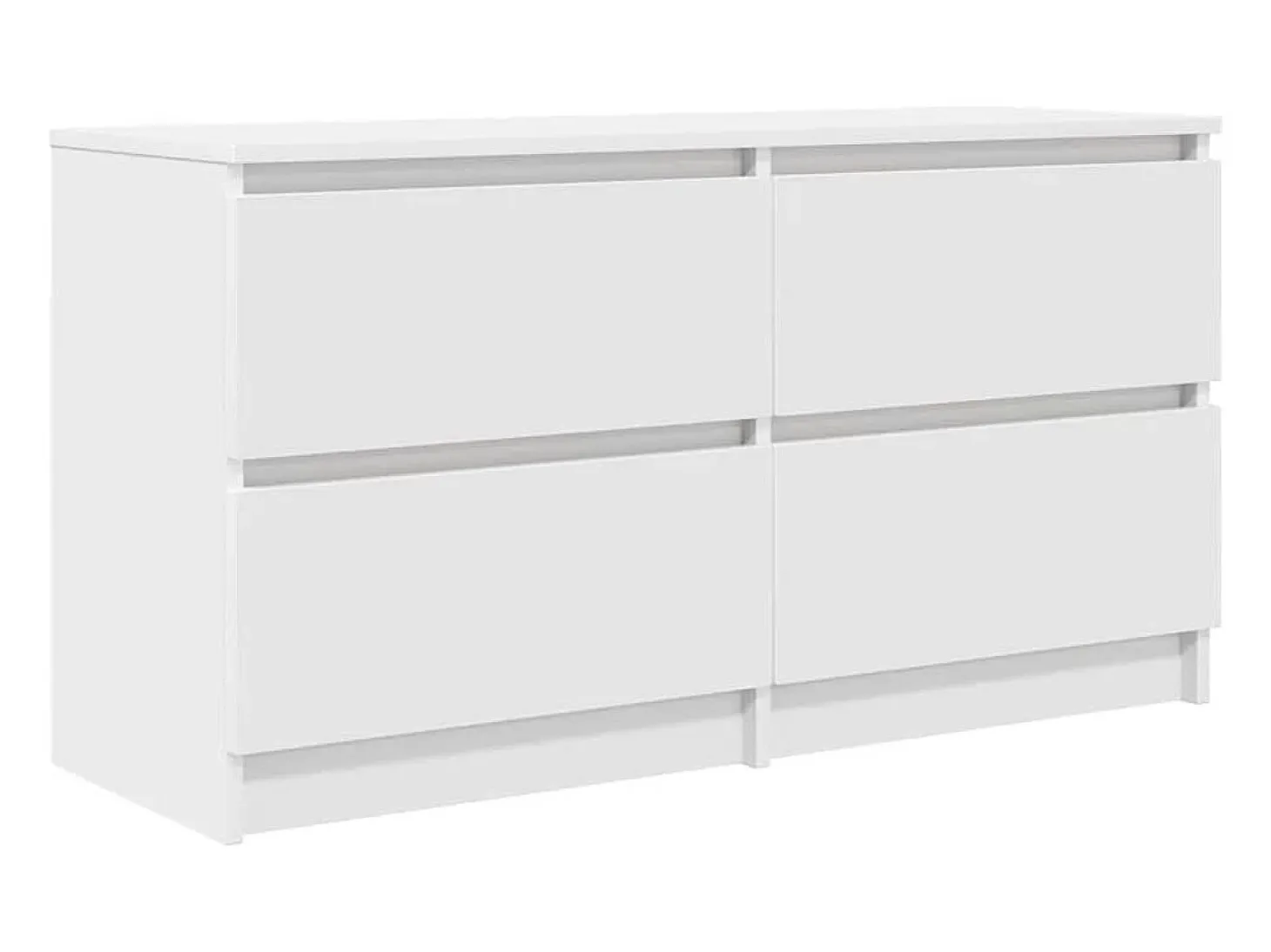 Mueble para TV madera contrachapada blanco 100x35x54 cm