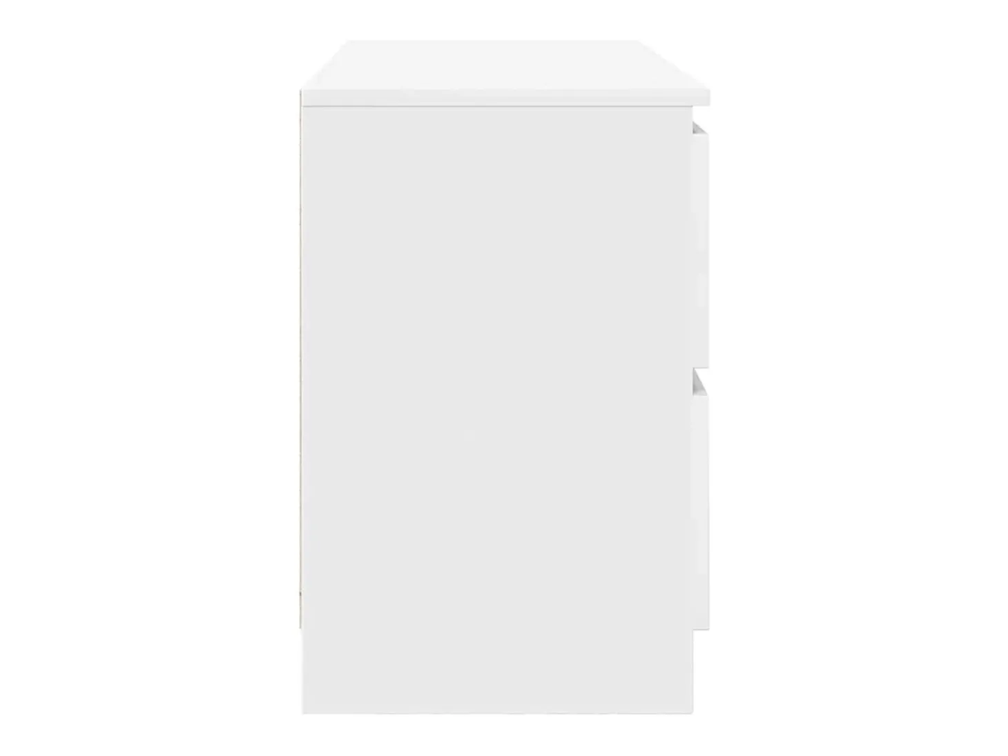 Mueble para TV madera contrachapada blanco 100x35x54 cm