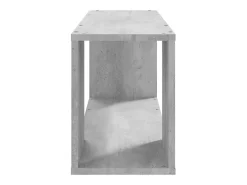 Mueble para TV madera contrachapada gris hormigón 80x24x32 cm
