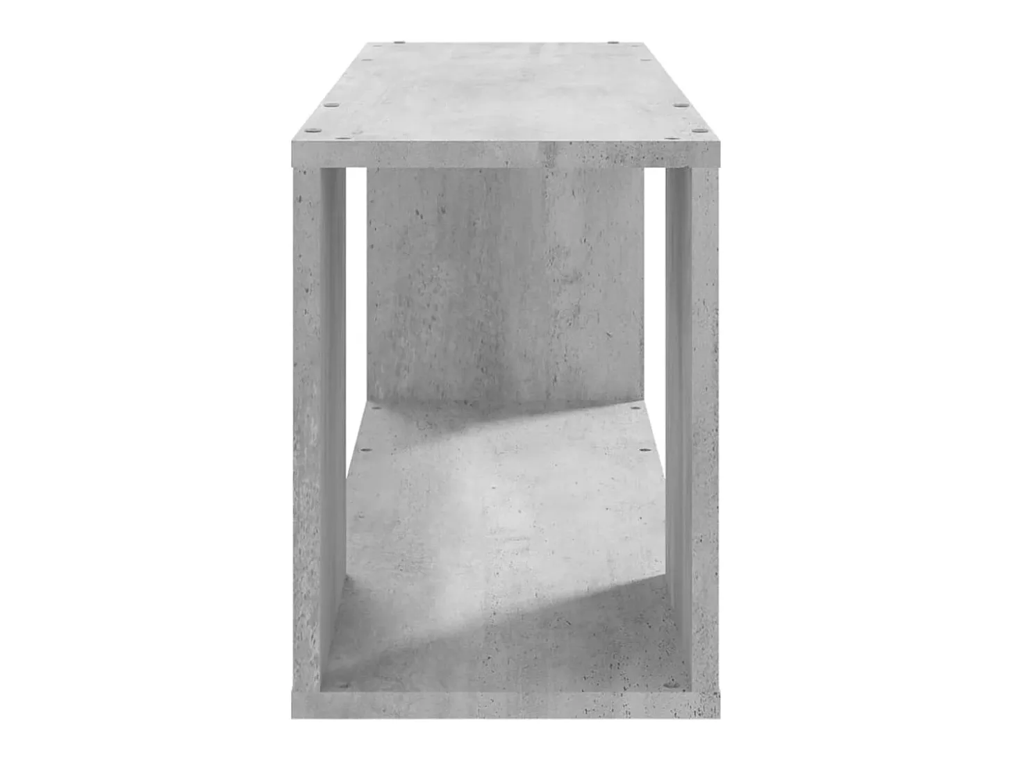 Mueble para TV madera contrachapada gris hormigón 80x24x32 cm