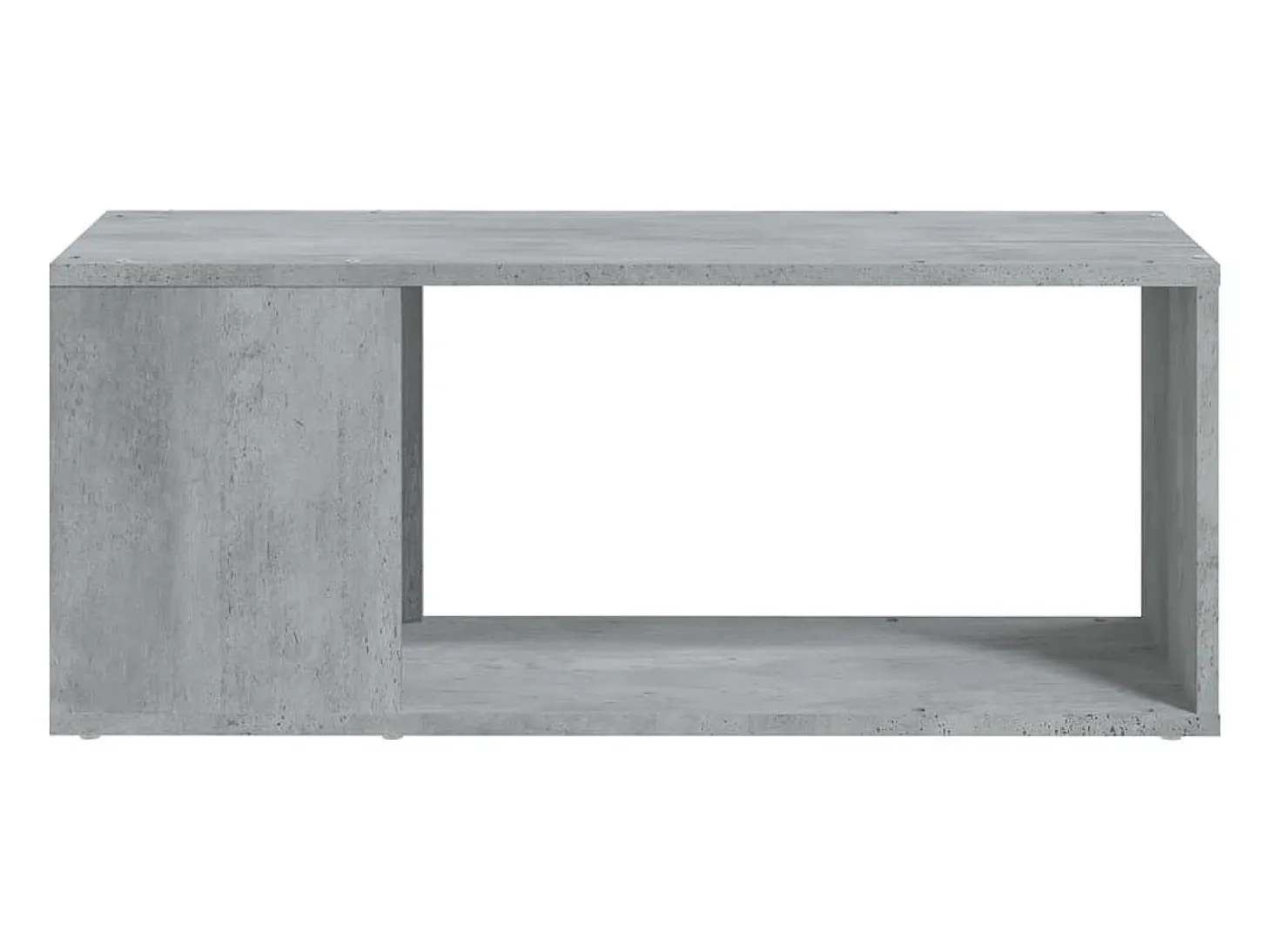 Mueble para TV madera contrachapada gris hormigón 80x24x32 cm