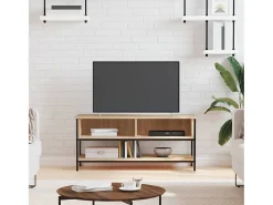 Mueble para TV madera contrachapada roble Sonoma 100x35x45 cm