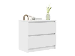 Mueble para TV madera contrachapada blanco 60x35x54 cm