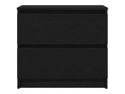 Mueble para TV madera contrachapada negro 60x35x54 cm