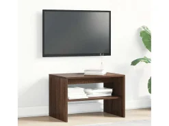 Mueble para TV madera contrachapada marrón roble 60x40x40 cm