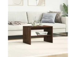 Mueble para TV madera contrachapada marrón roble 60x40x40 cm