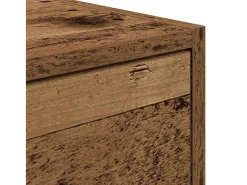 Mueble para TV madera contrachapada envejecida 60x31x25,5 cm