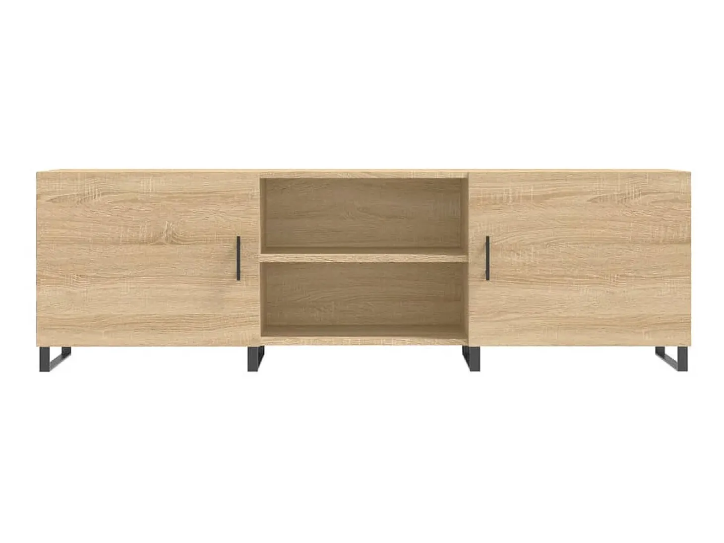 Mueble para TV madera de ingeniería roble Sonoma 150x30x50 cm ES58740