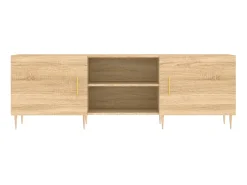 Mueble para TV madera de ingeniería roble Sonoma 150x30x50 cm ES79877