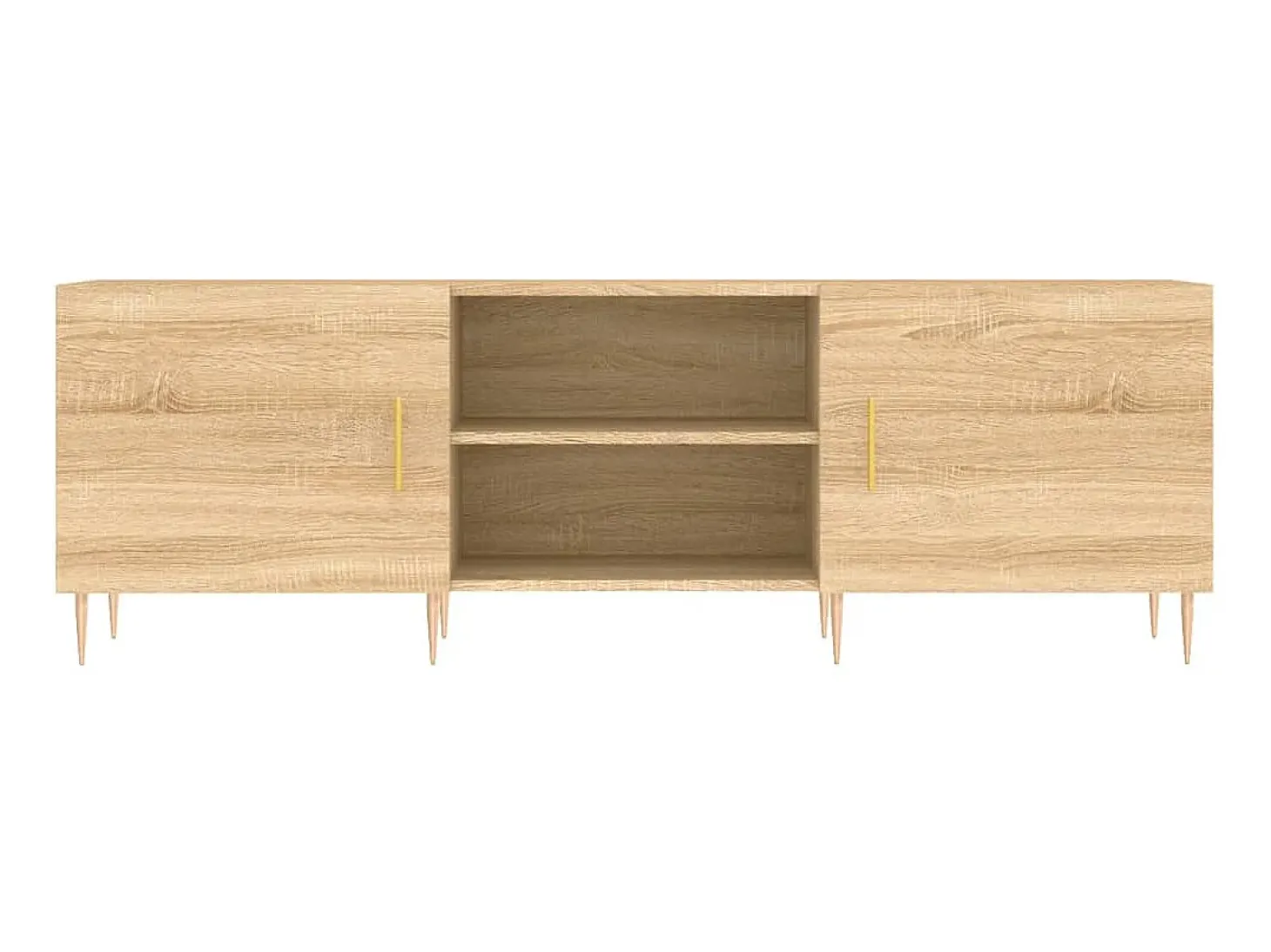 Mueble para TV madera de ingeniería roble Sonoma 150x30x50 cm ES79877