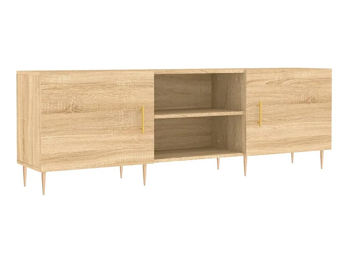 Mueble para TV madera de ingeniería roble Sonoma 150x30x50 cm ES79877