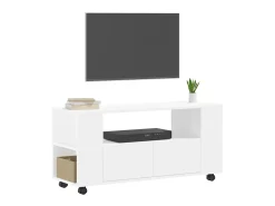 Mueble para TV madera de ingeniería blanco 102x34,5x43 cm ES24207