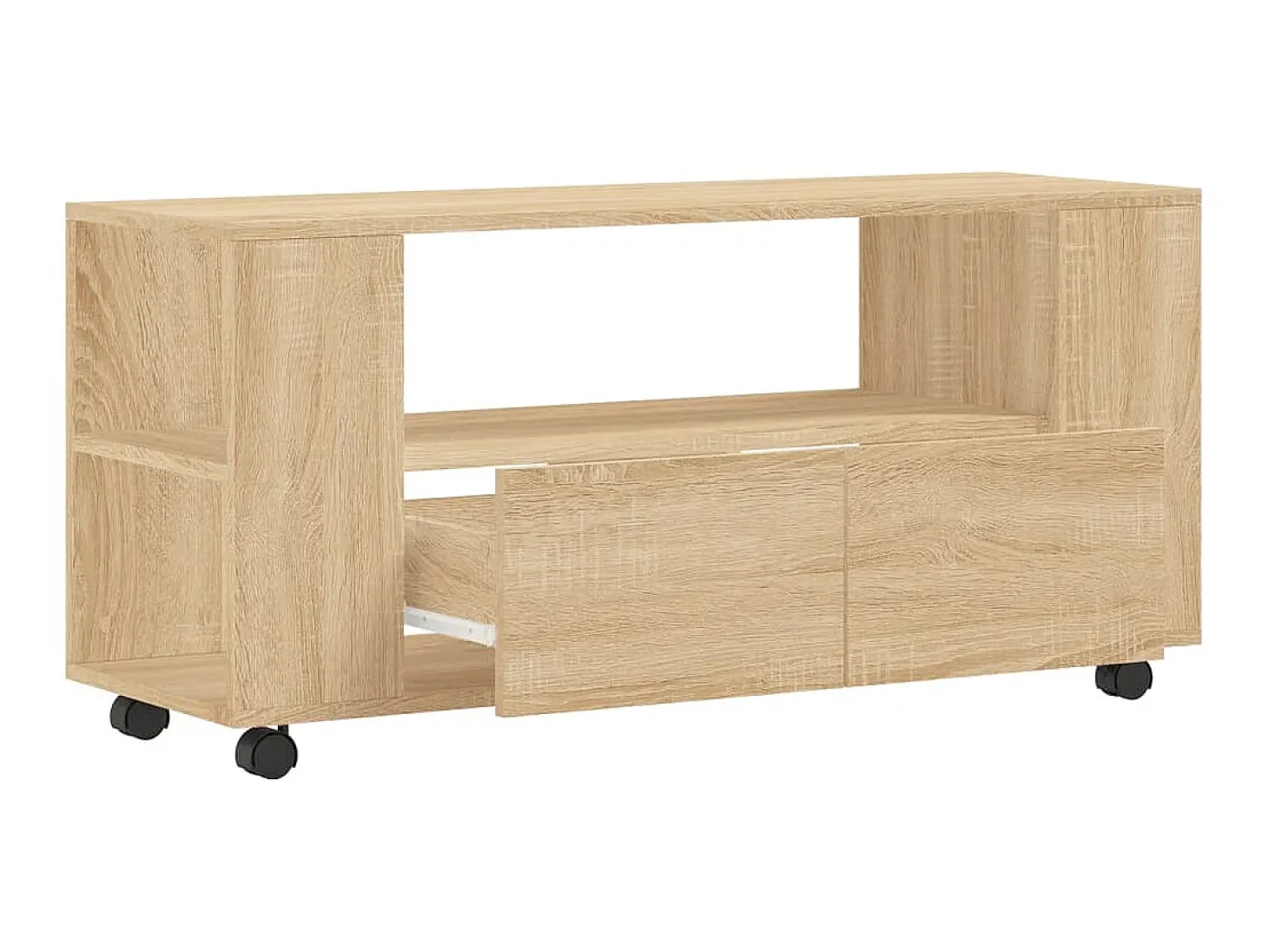 Mueble para TV madera de ingeniería roble Sonoma 102x34,5x43 cm ES54930