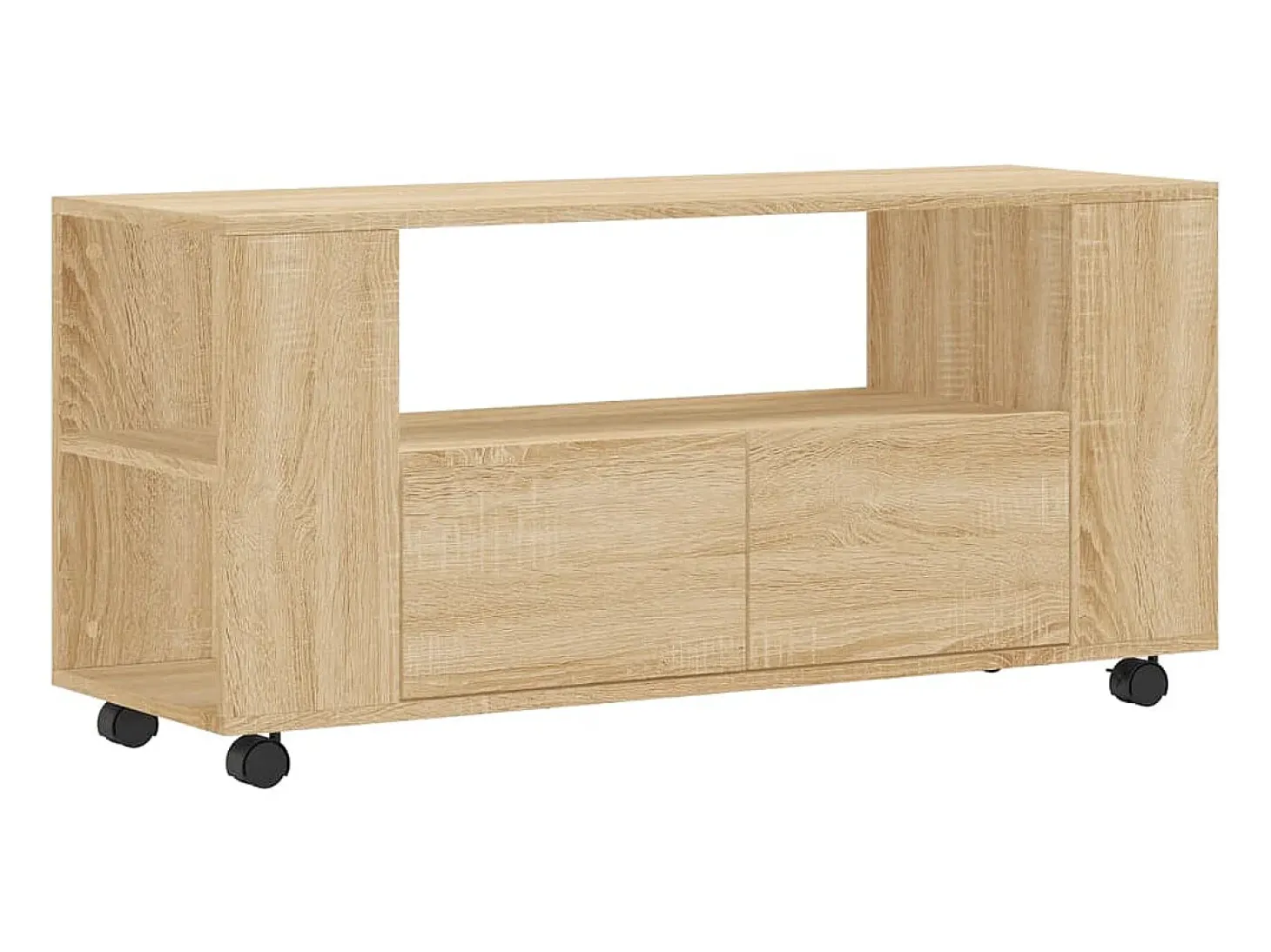 Mueble para TV madera de ingeniería roble Sonoma 102x34,5x43 cm ES54930