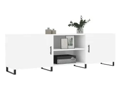 Mueble para TV madera de ingeniería blanco 150x30x50 cm ES91694