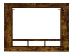 Mueble para TV madera de ingeniería roble ahumado 152x22x113 cm