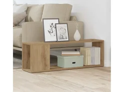 Mueble para TV madera de ingeniería roble artisan 100x24x32 cm