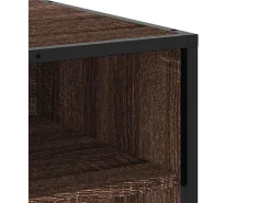Mueble para TV madera de ingeniería marrón roble 270x40x46 cm