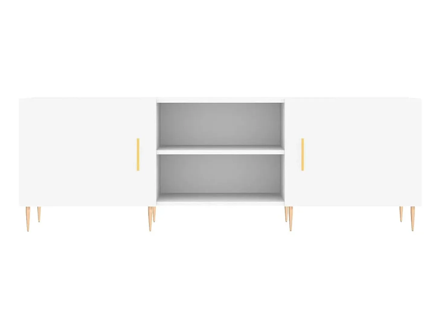 Mueble para TV madera de ingeniería blanco 150x30x50 cm ES85925