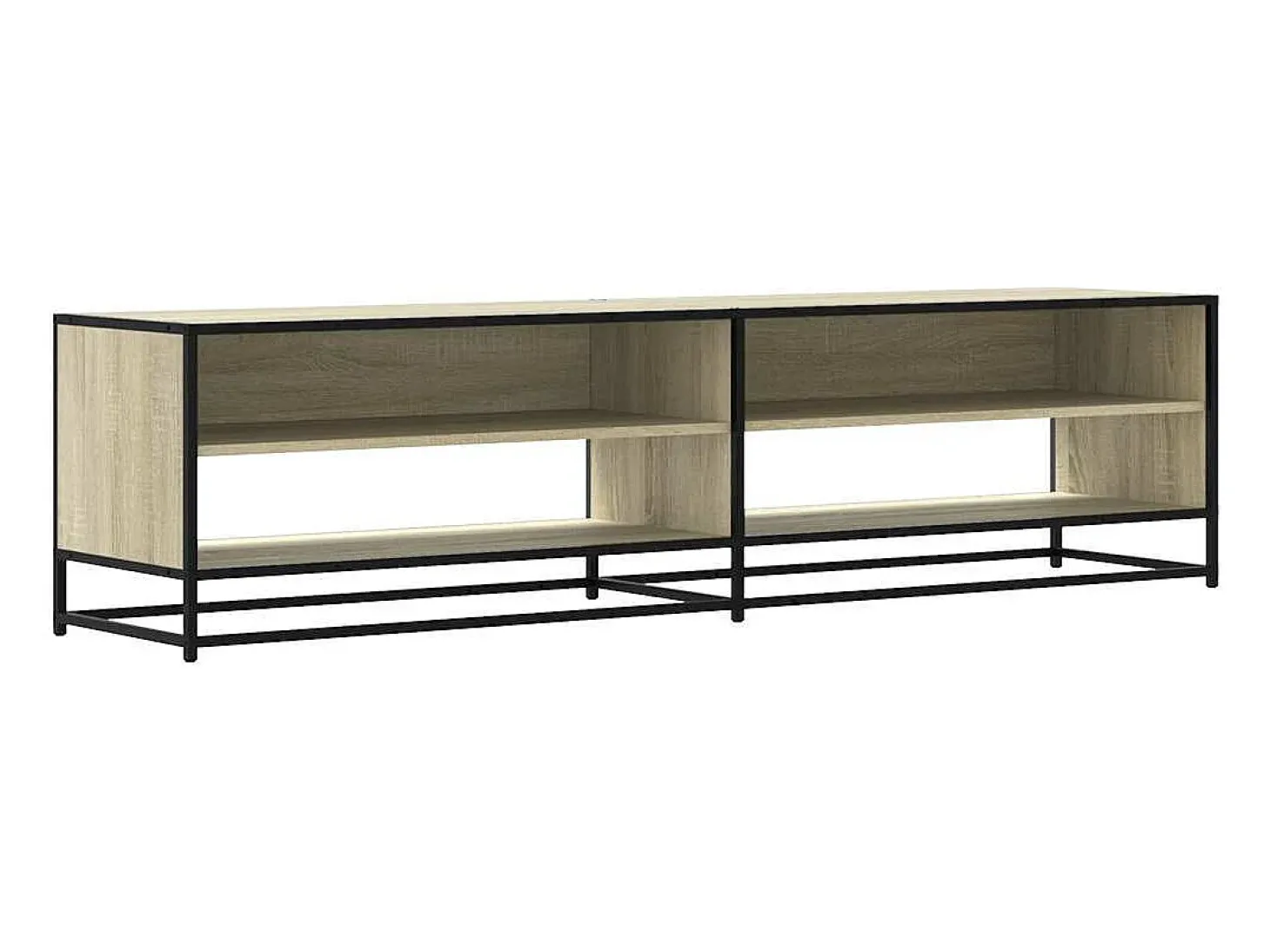 Mueble para TV madera de ingeniería roble Sonoma 180,5x40x46 cm