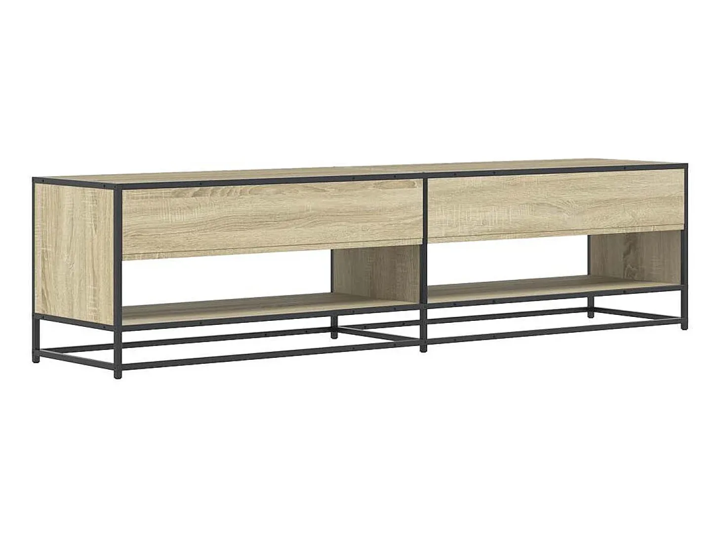 Mueble para TV madera de ingeniería roble Sonoma 180,5x40x46 cm