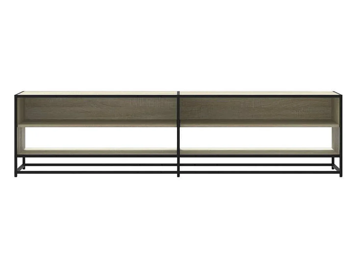 Mueble para TV madera de ingeniería roble Sonoma 180,5x40x46 cm