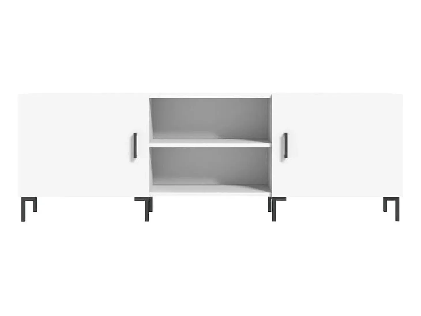 Mueble para TV madera de ingeniería blanco 150x30x50 cm ES206681