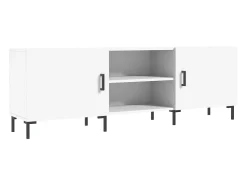 Mueble para TV madera de ingeniería blanco 150x30x50 cm ES206681